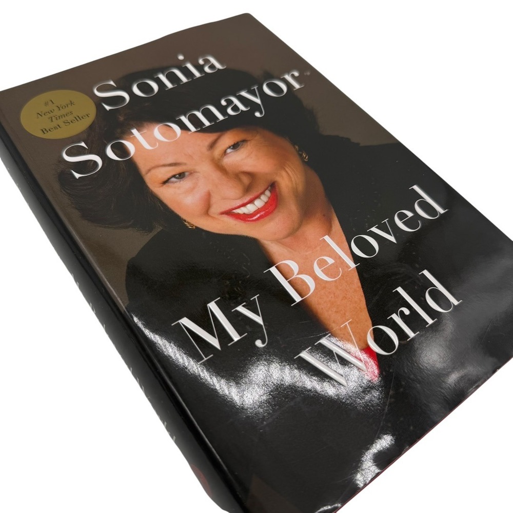 Sonia Sotomayor My Beloved World Signed Autographed Hardcover Book Memoir 2013